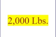 2000 Lbs
